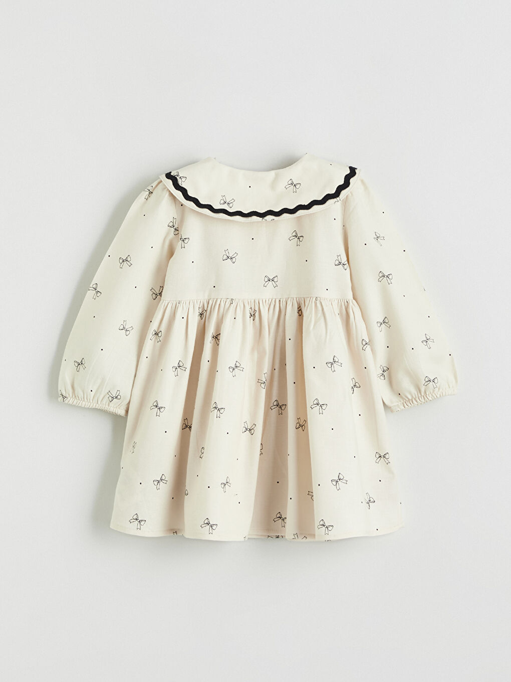 فستان بيج فاتح / ايكرو فتاة-2