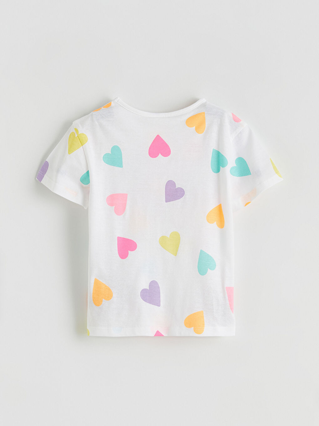 Mädchen WEISS T-Shirt-2