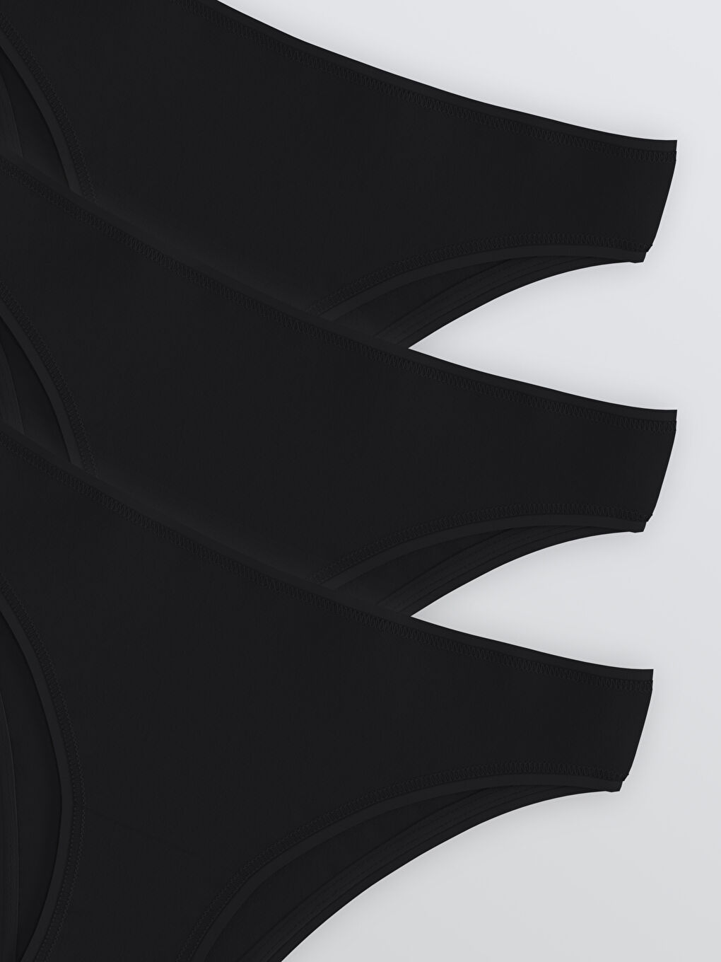 Siyah Brazilian Külot 3'lü-2