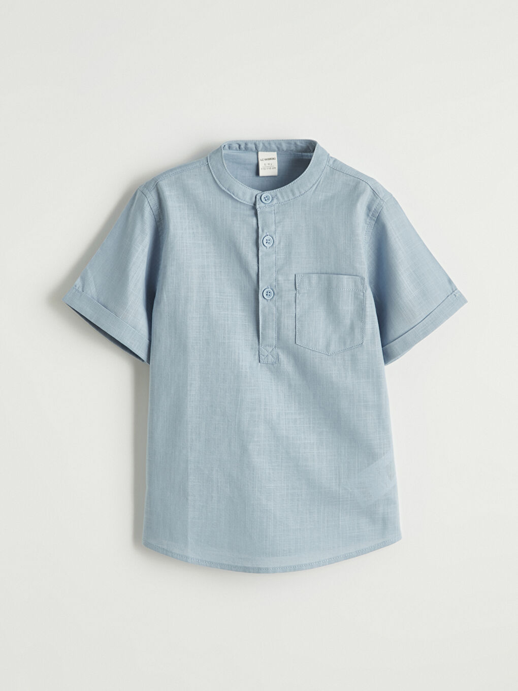 Grandad Collar Boys' Baby Shirt
