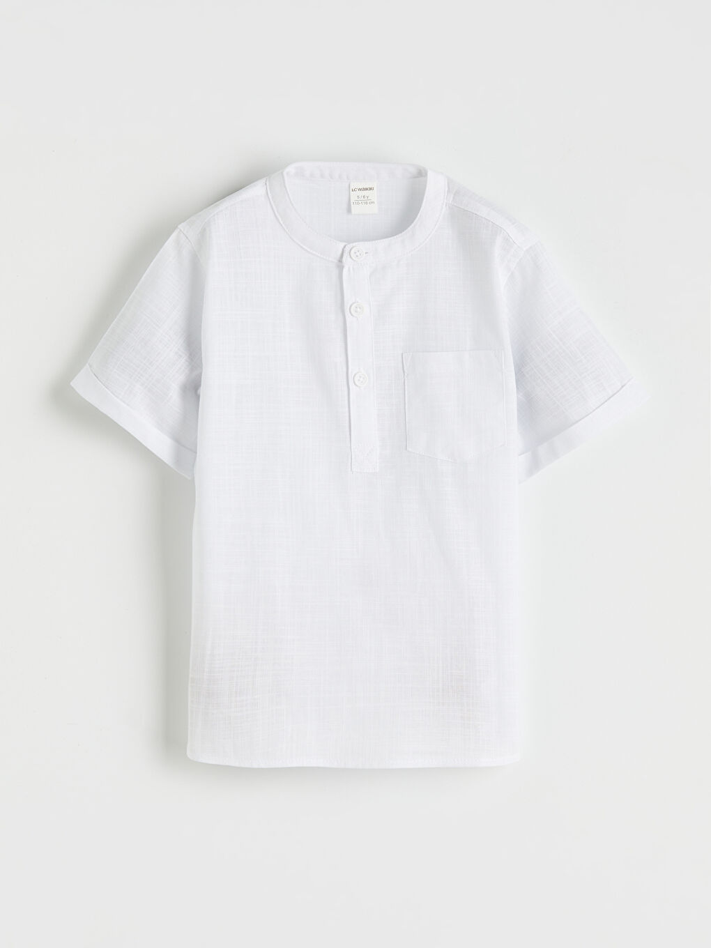 Mandarin Collar Shirt for Baby Boys