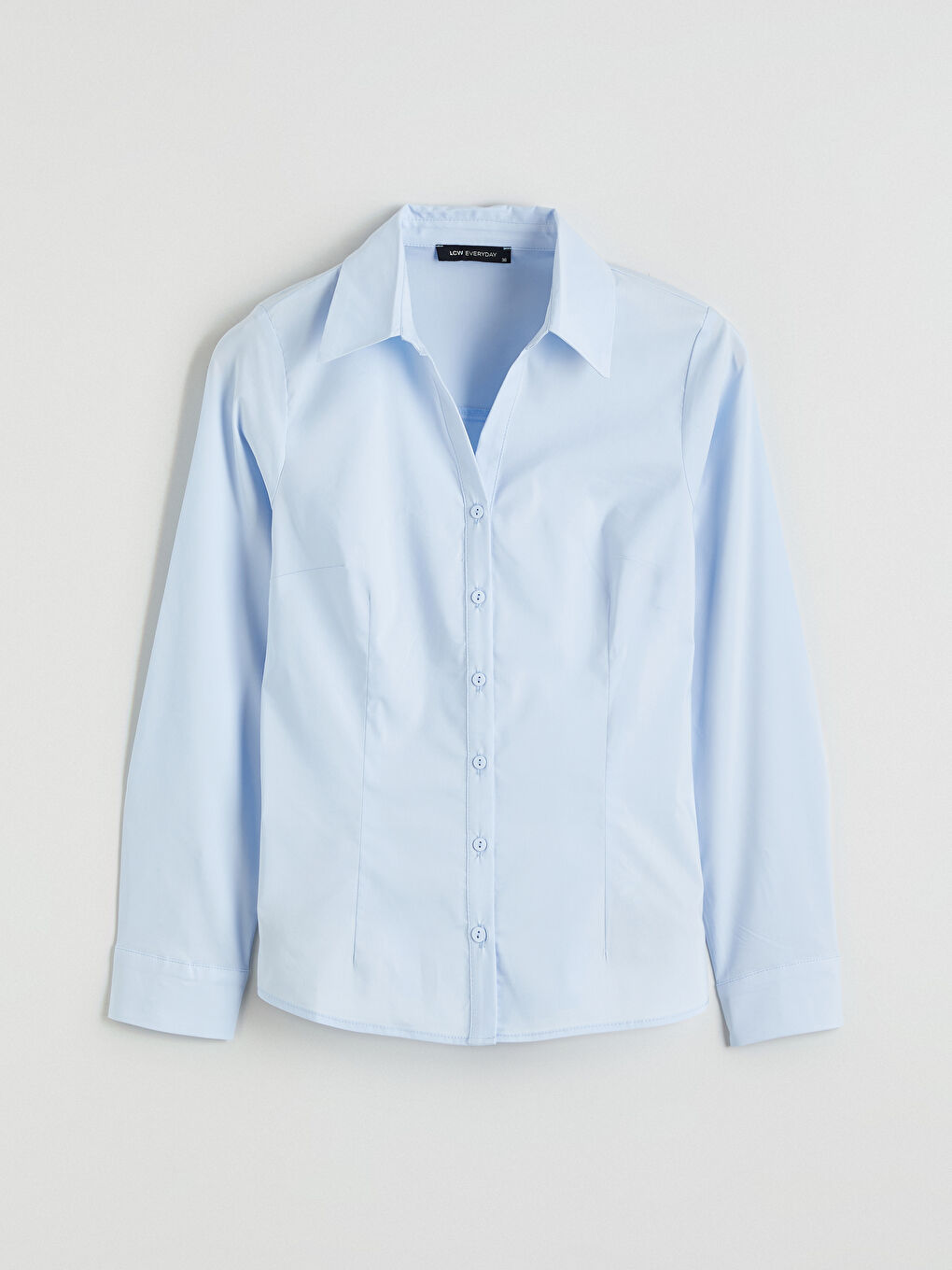 Mavi Regular Fit Poplin Kadın Gömlek-8