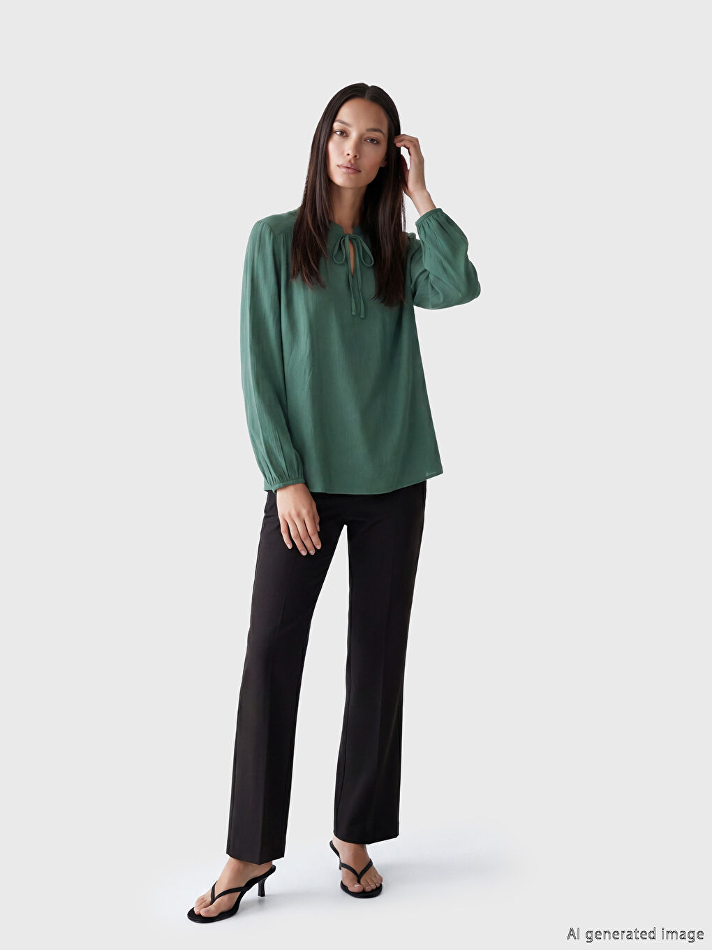 بلوزة نسائية بكول ديال الرباط ومجعدة-1