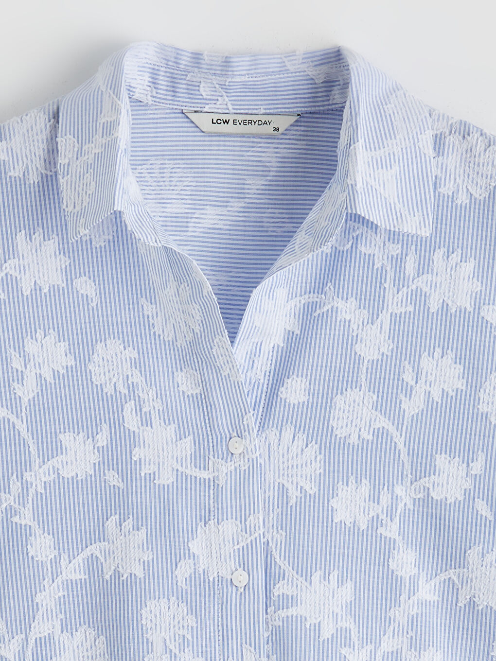 Women's Shirt with Floral Embroidery-5