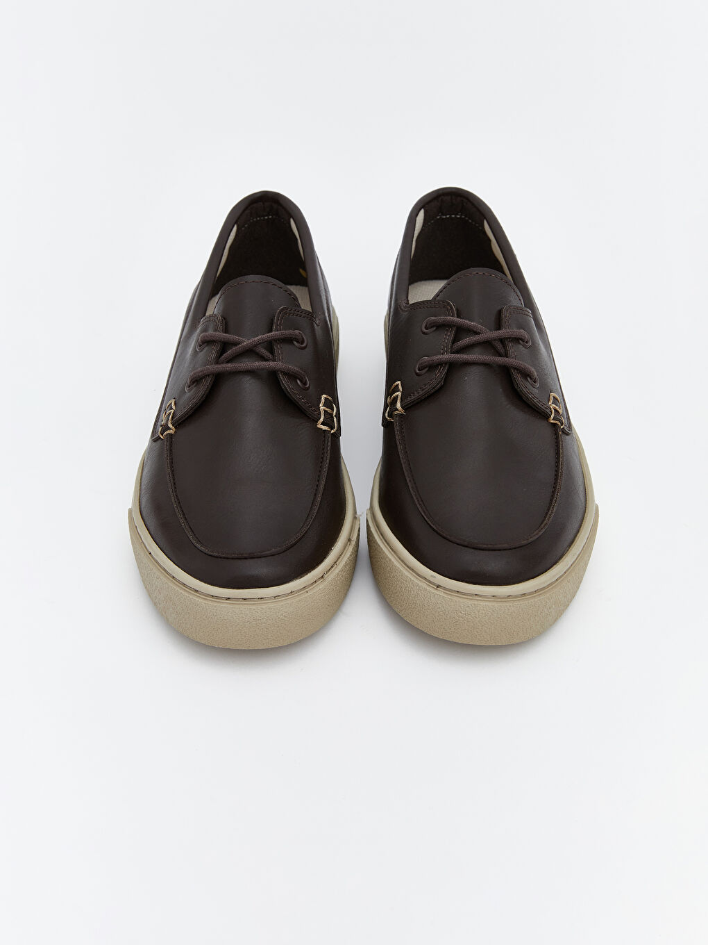 Kahverengi Bağcıklı Erkek Loafer Ayakkabı-2