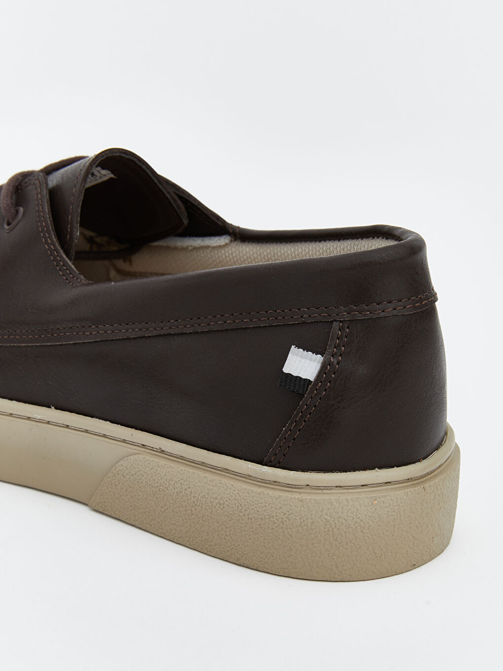 Kahverengi Bağcıklı Erkek Loafer Ayakkabı-4