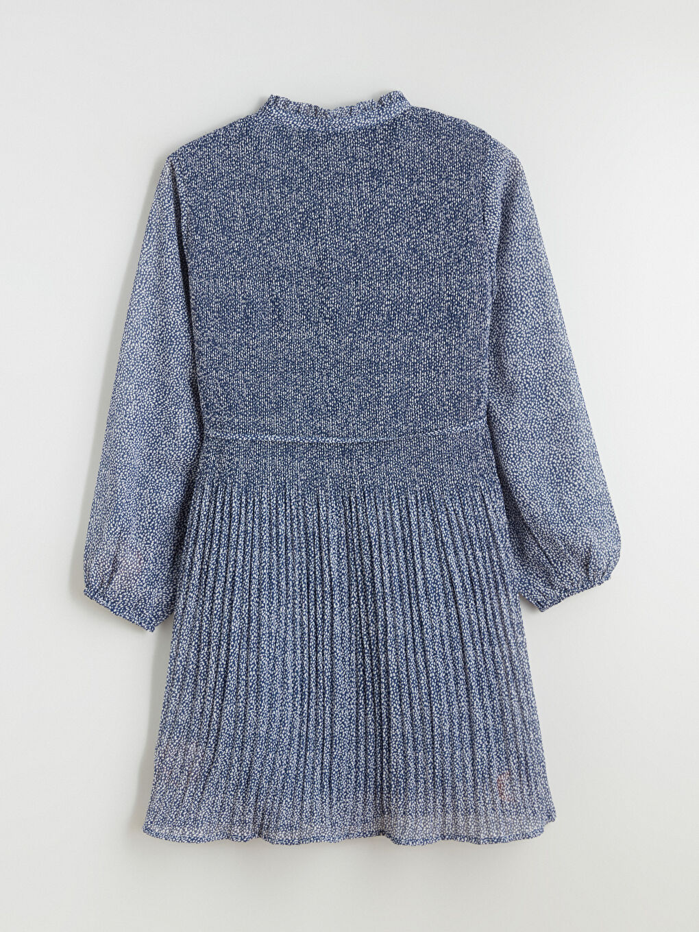 Женщины Голубой Платье-5