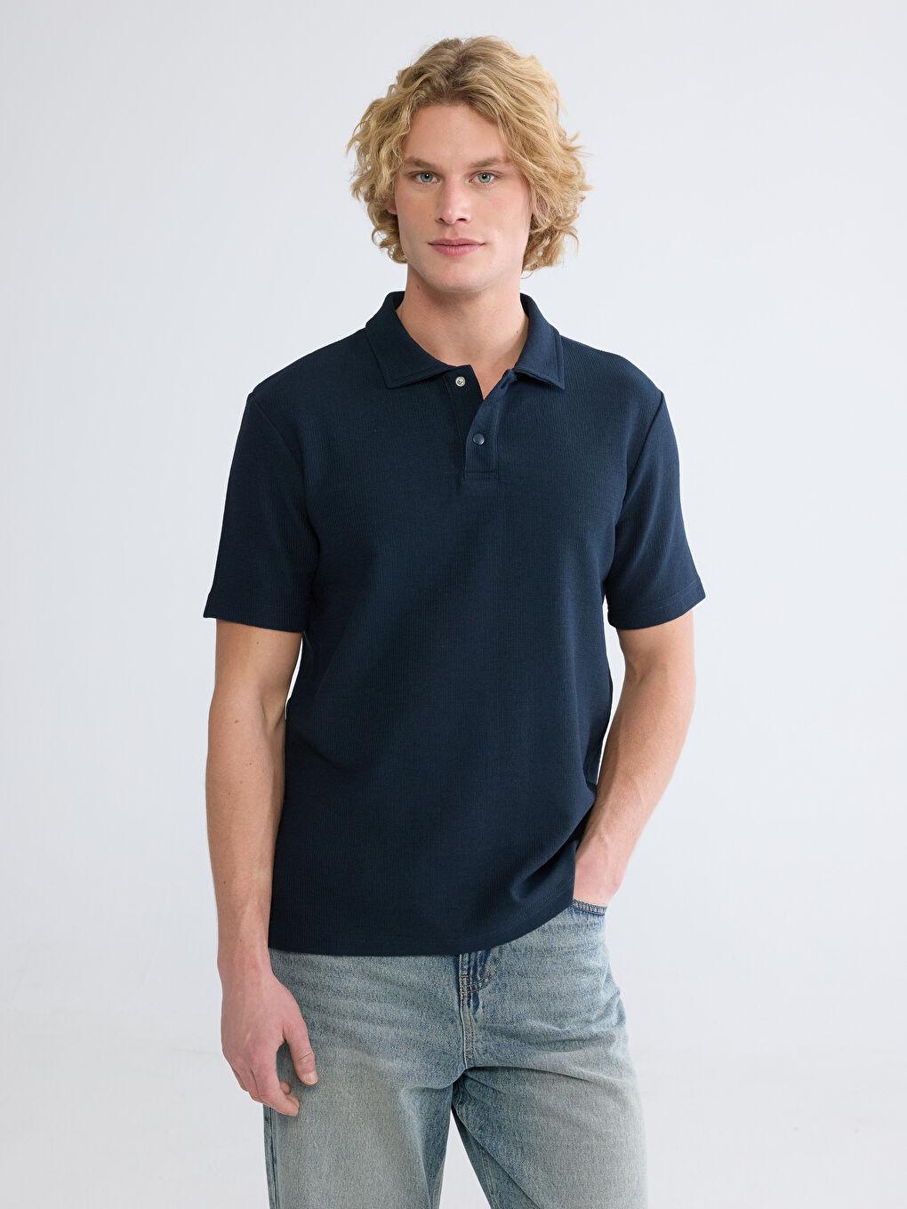 Man NAVY T-Shirt