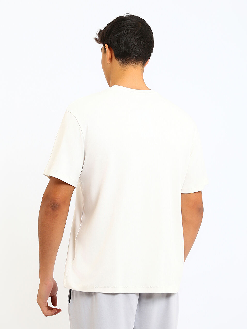 Crew Neck Printed Jersey Men's T-Shirt-4