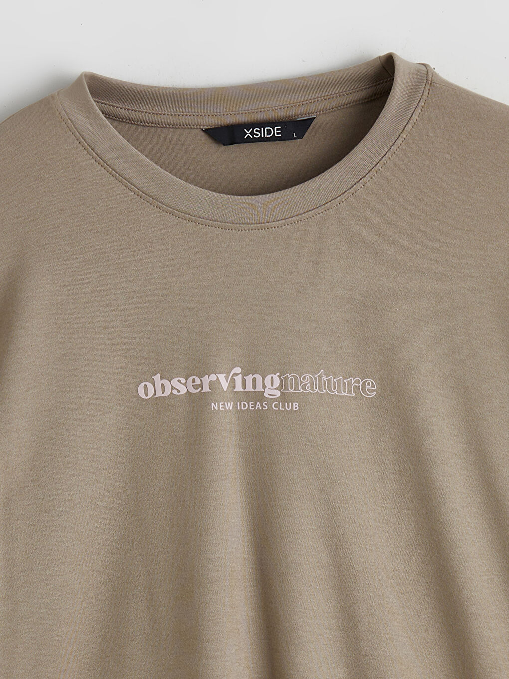 تيشيرت رجالي ياقة دائرية مطبوع جيرسي-5