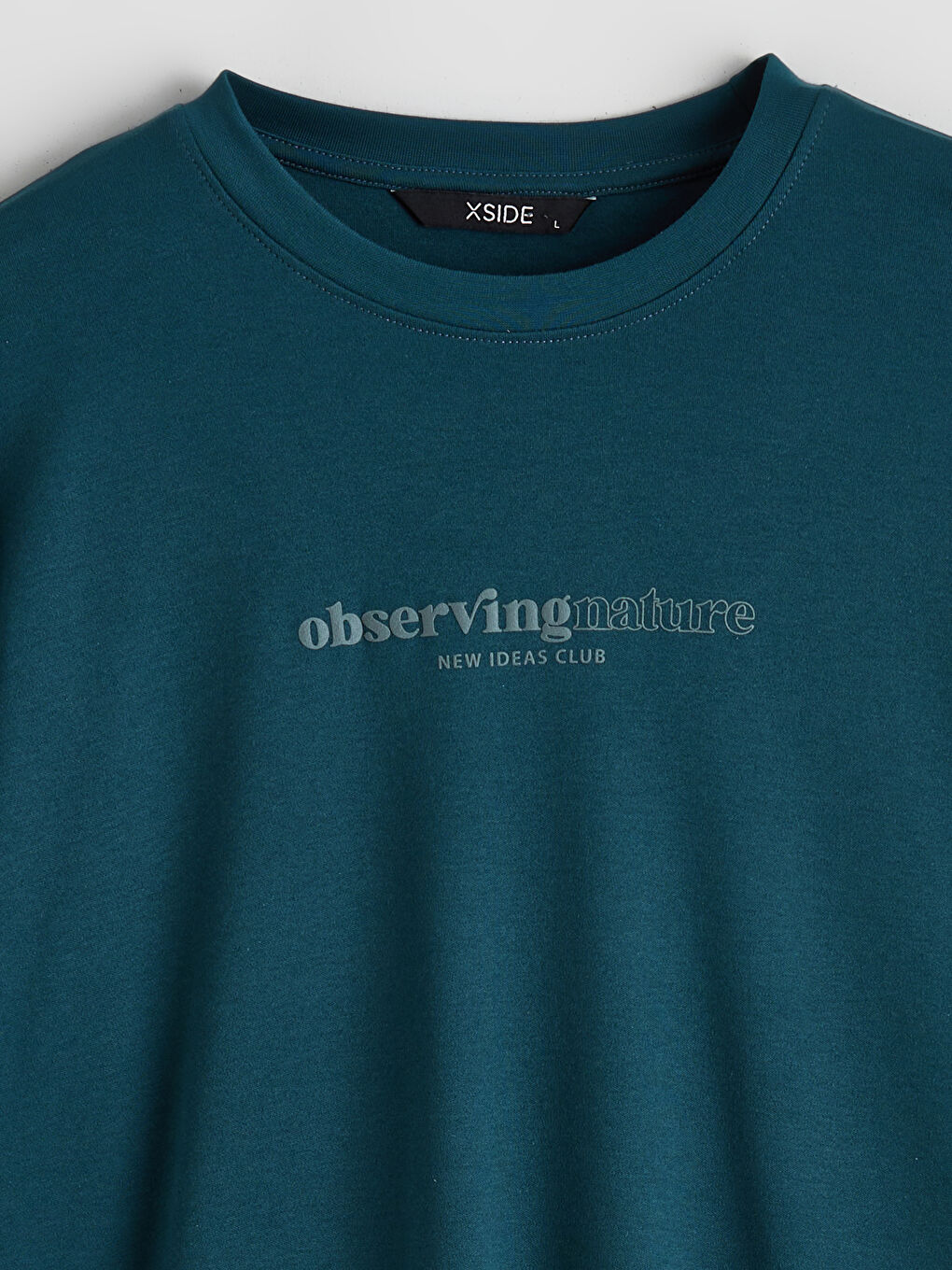 Crew Neck Printed Jersey Men's T-Shirt-5