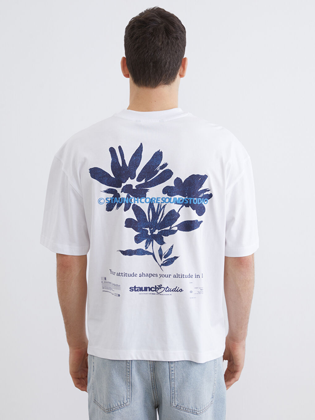 Crew Neck Printed Jersey Men's T-Shirt-3