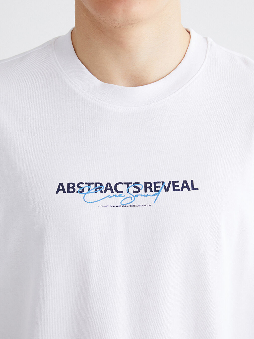 Crew Neck Printed Jersey Men's T-Shirt-2