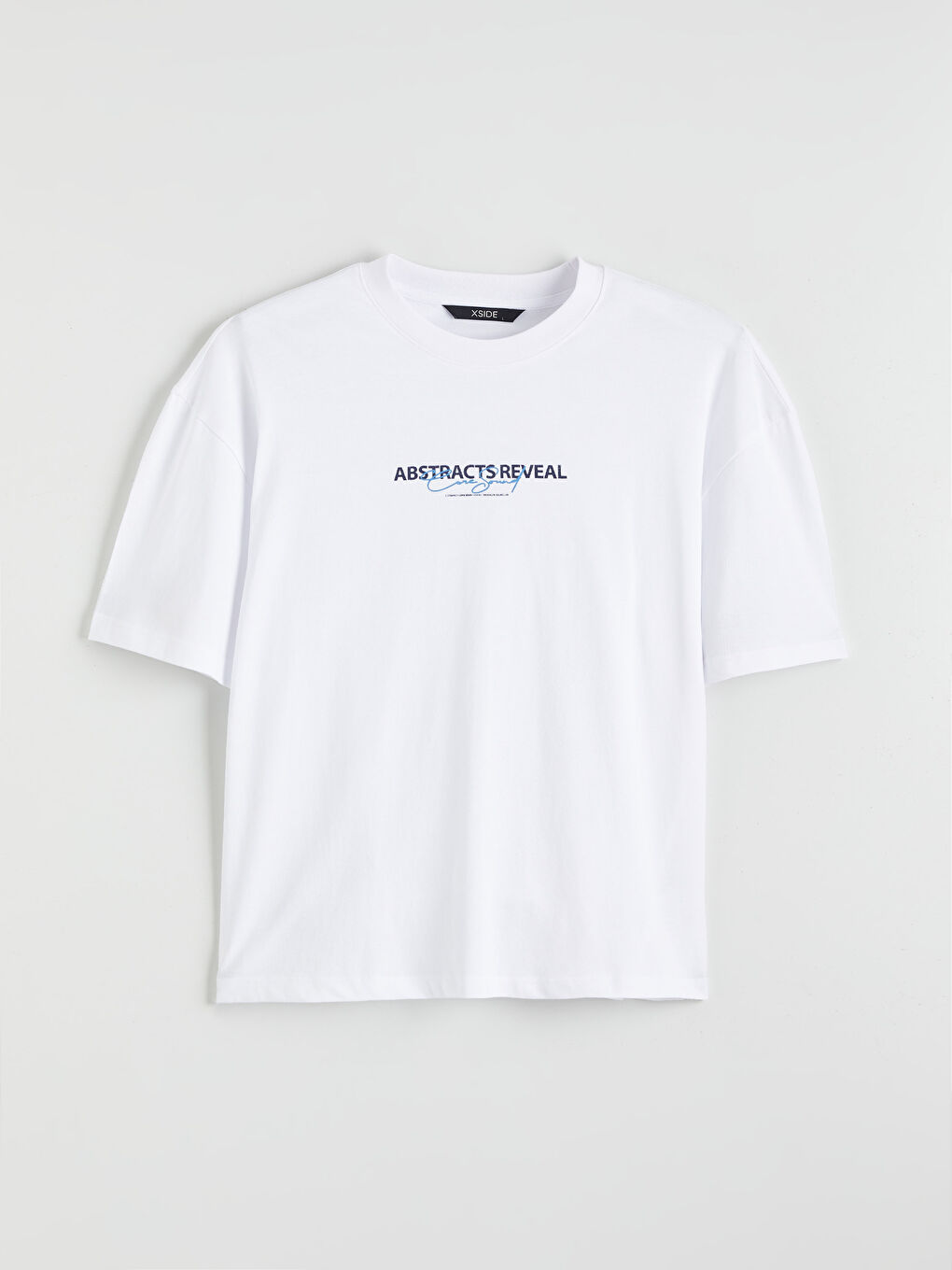 Crew Neck Printed Jersey Men's T-Shirt-4