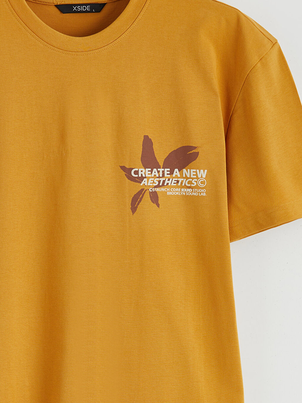 Crew Neck Printed Jersey Men's T-Shirt-6