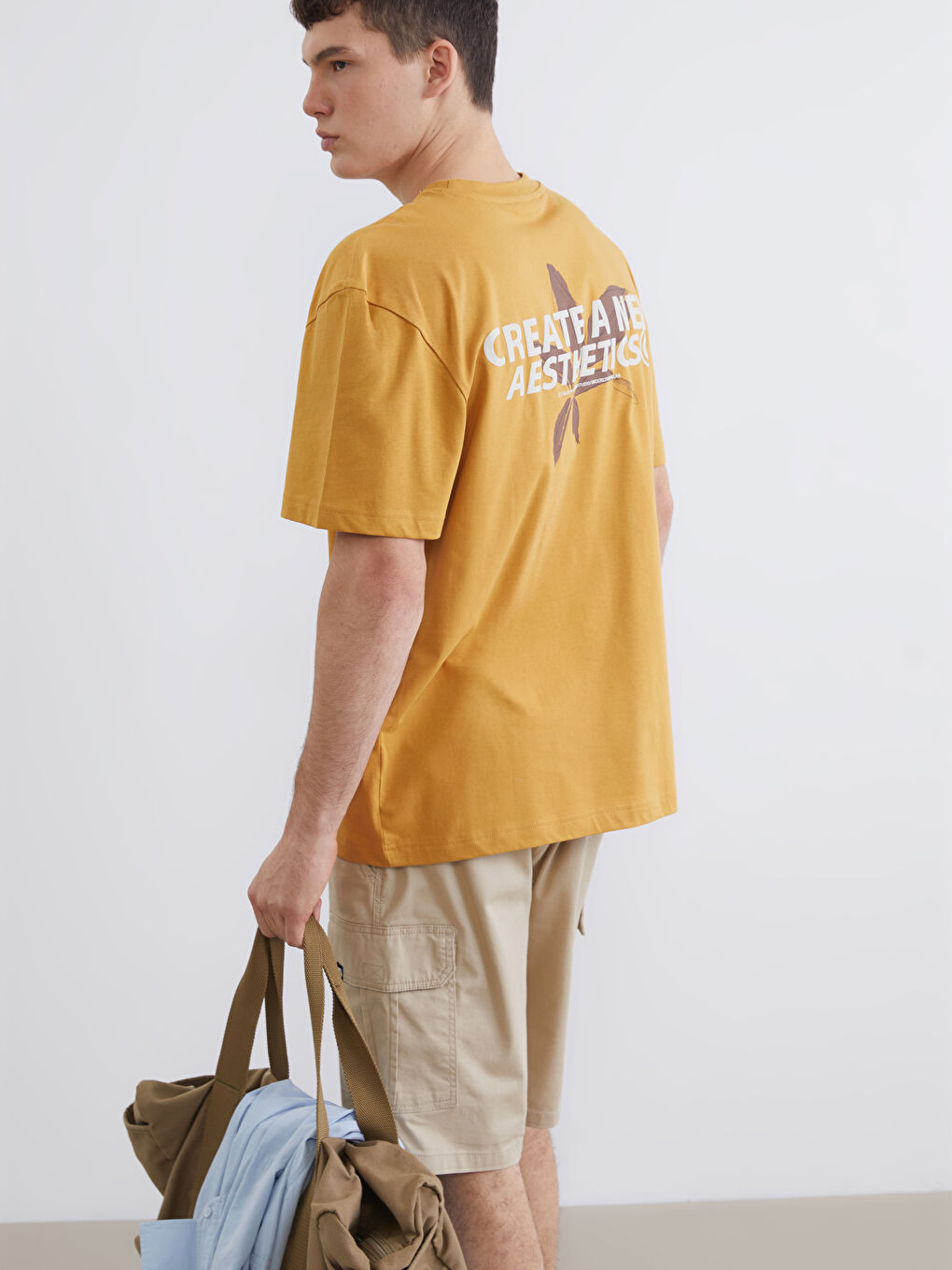 Crew Neck Printed Jersey Men's T-Shirt