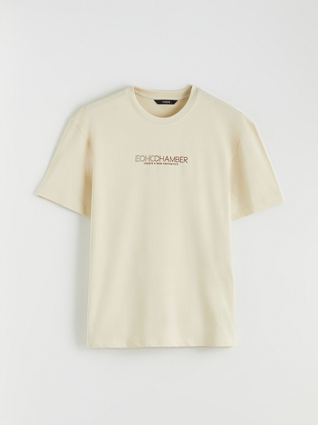 تيشيرت رجالي ياقة دائرية مطبوع جيرسي-4