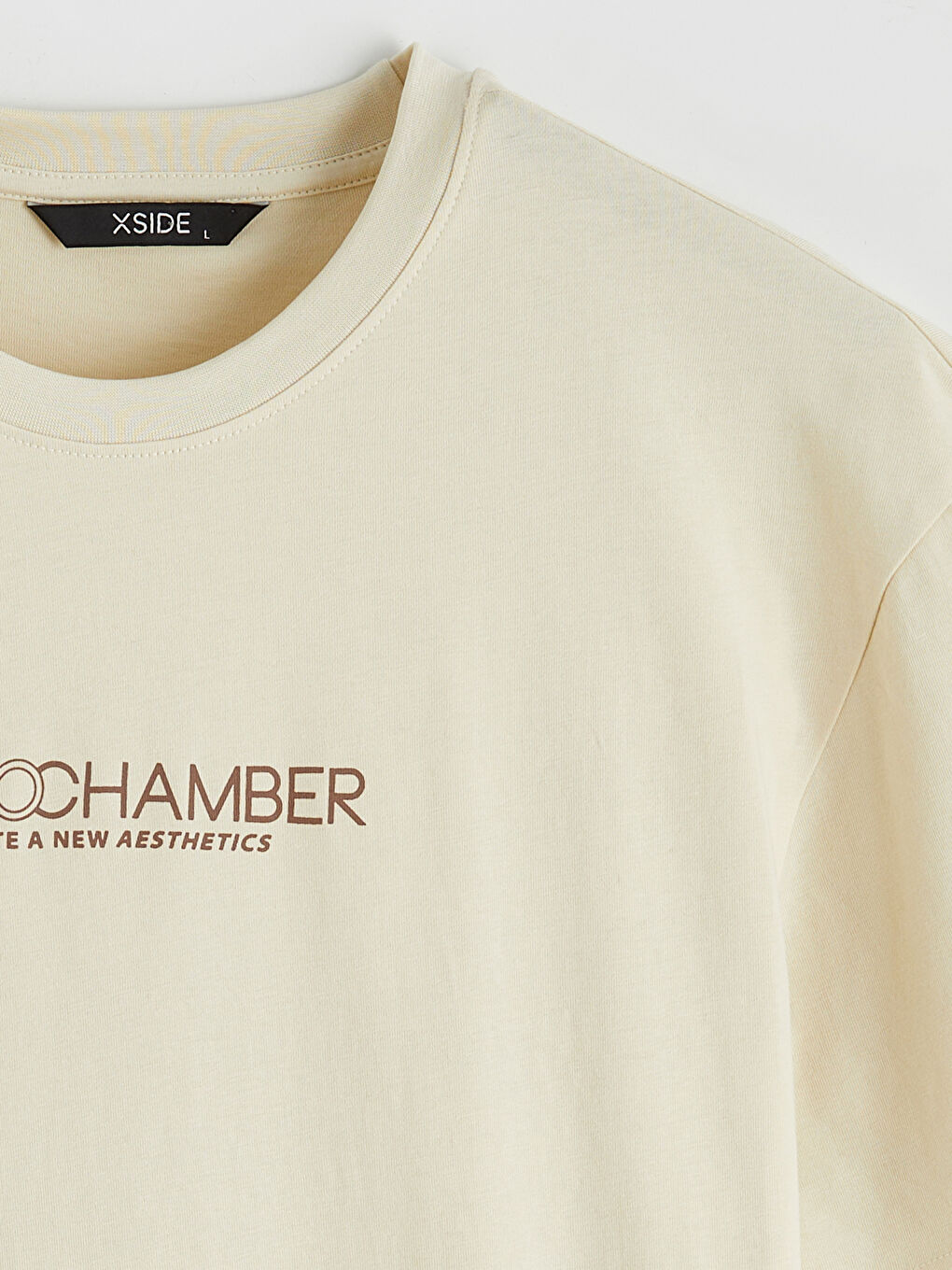 تيشيرت رجالي ياقة دائرية مطبوع جيرسي-5