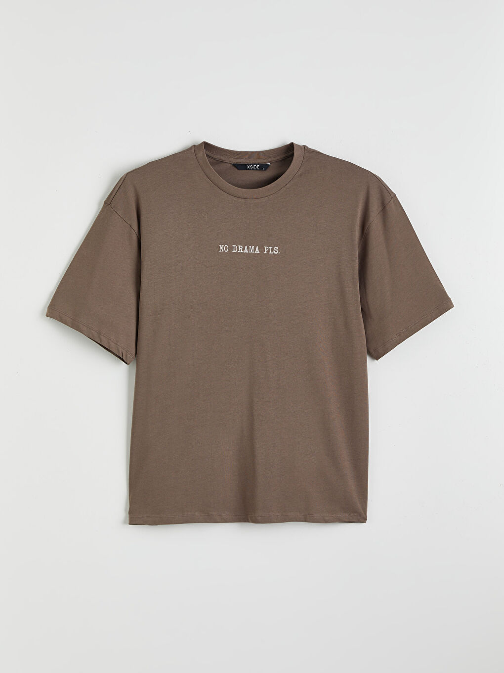 تيشيرت رجالي ياقة دائرية مطبوع جيرسي-4