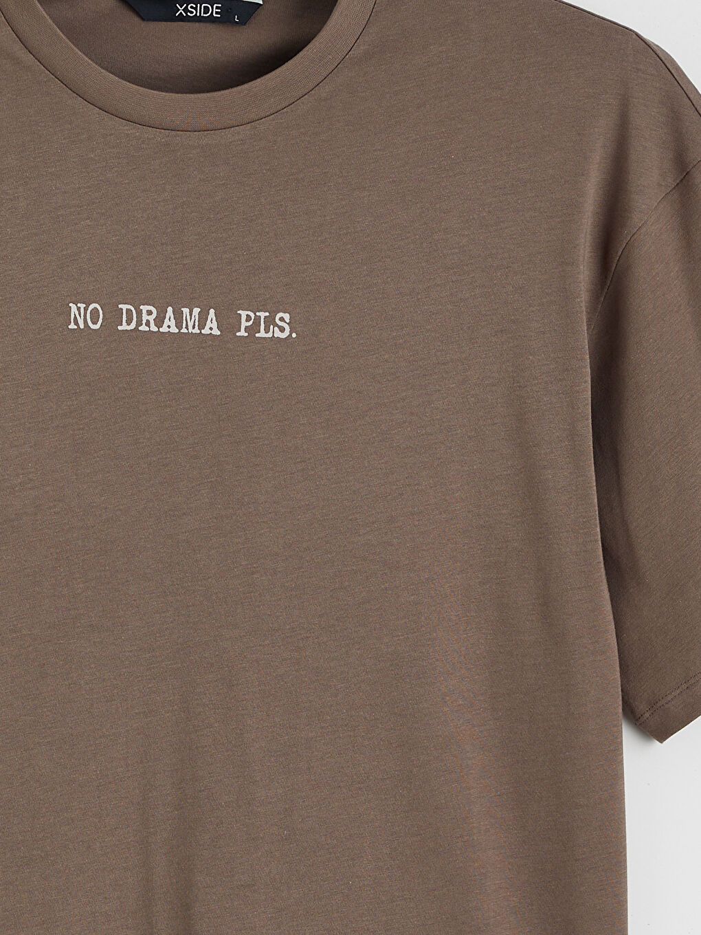 تيشيرت رجالي ياقة دائرية مطبوع جيرسي-6