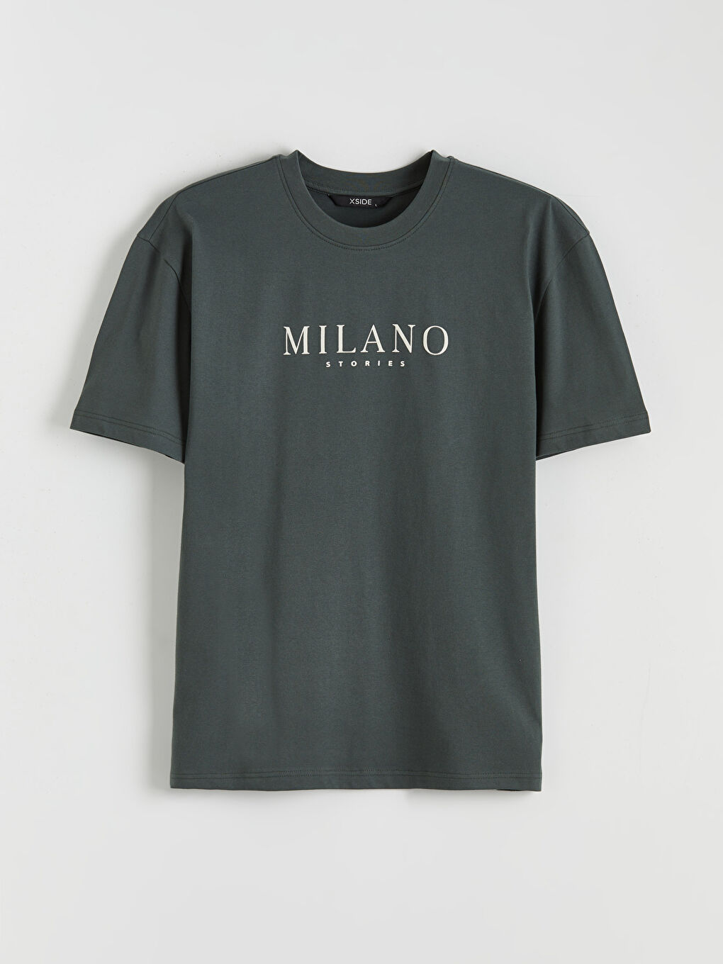 Crew Neck Milano Printed Jersey Men's T-Shirt-4