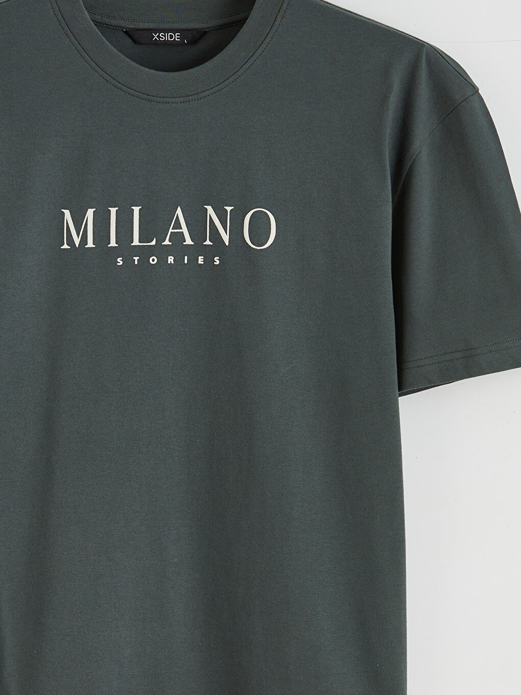 Crew Neck Milano Printed Jersey Men's T-Shirt-5