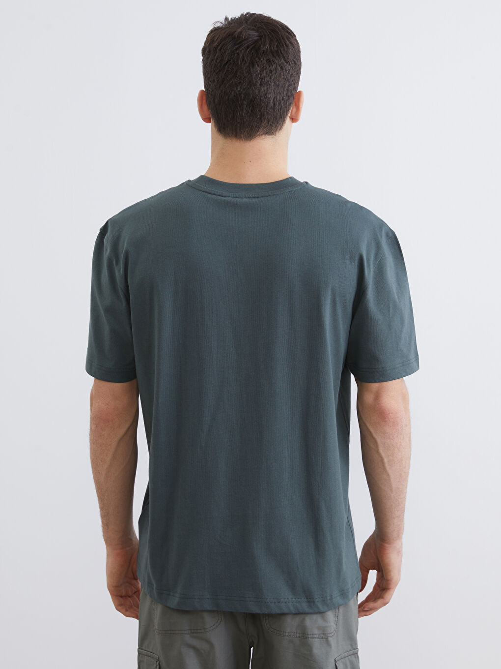 Crew Neck Milano Printed Jersey Men's T-Shirt-3