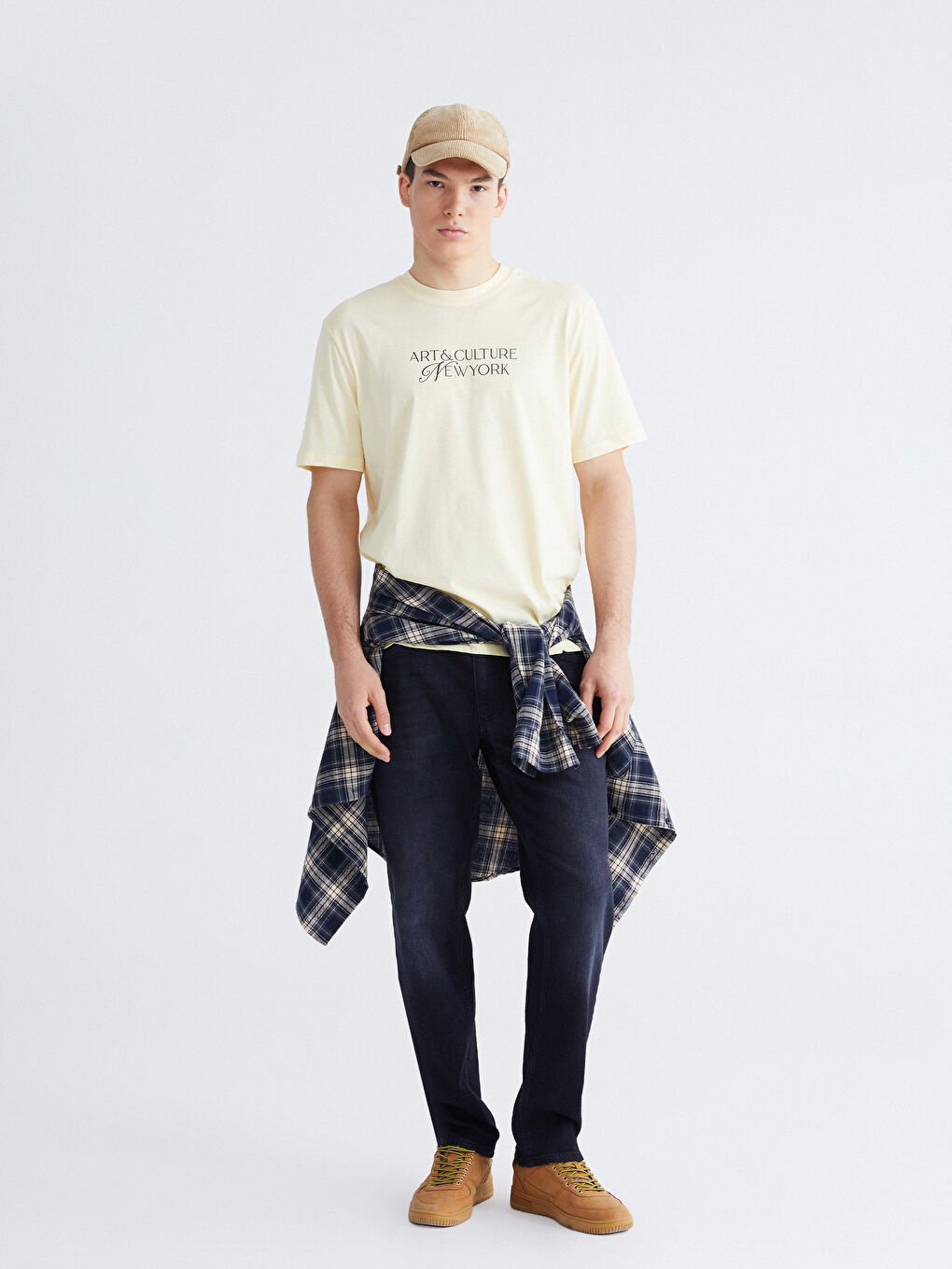 Crew Neck Printed Jersey Men's T-Shirt-1