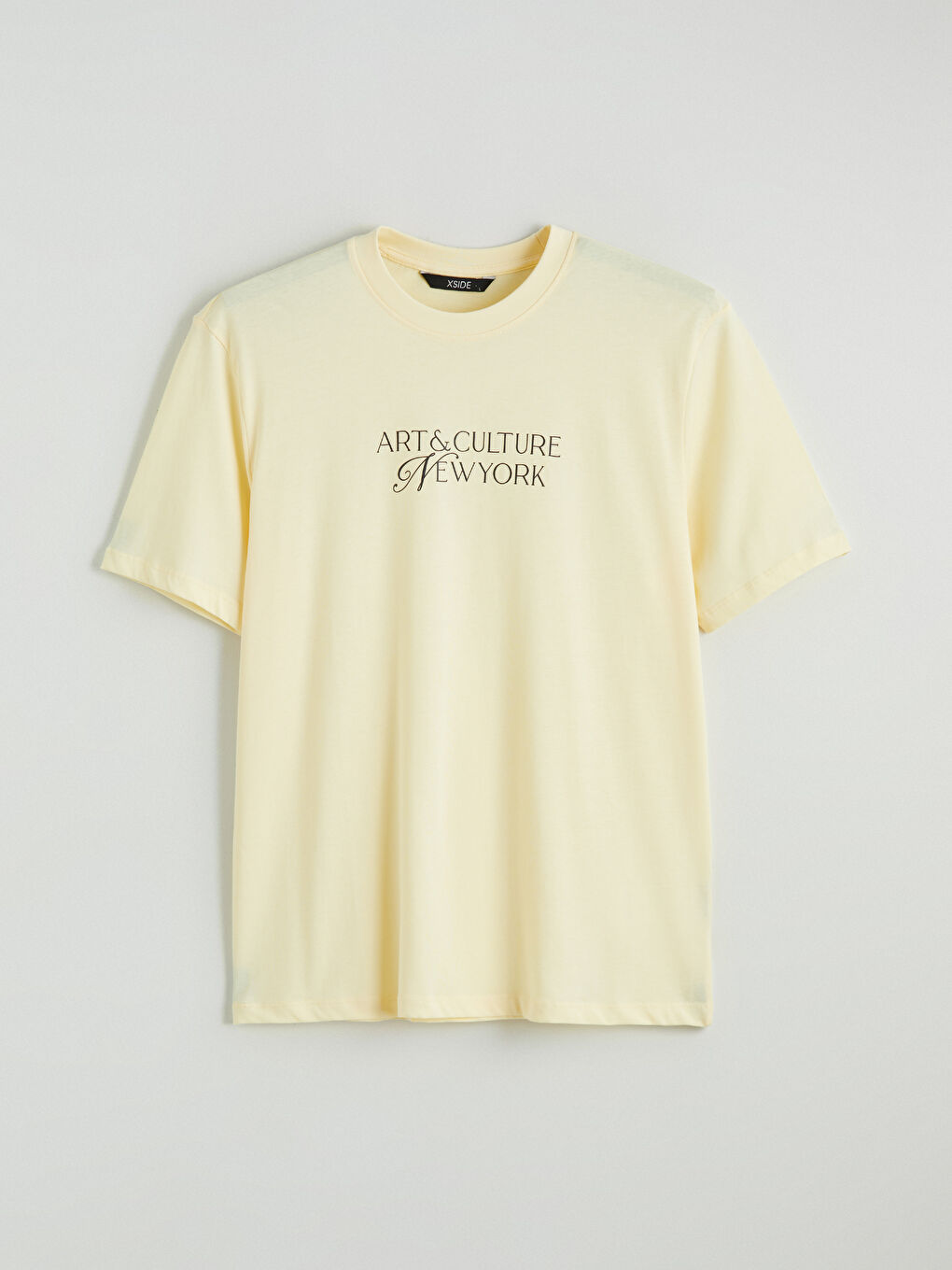 Crew Neck Printed Jersey Men's T-Shirt-4