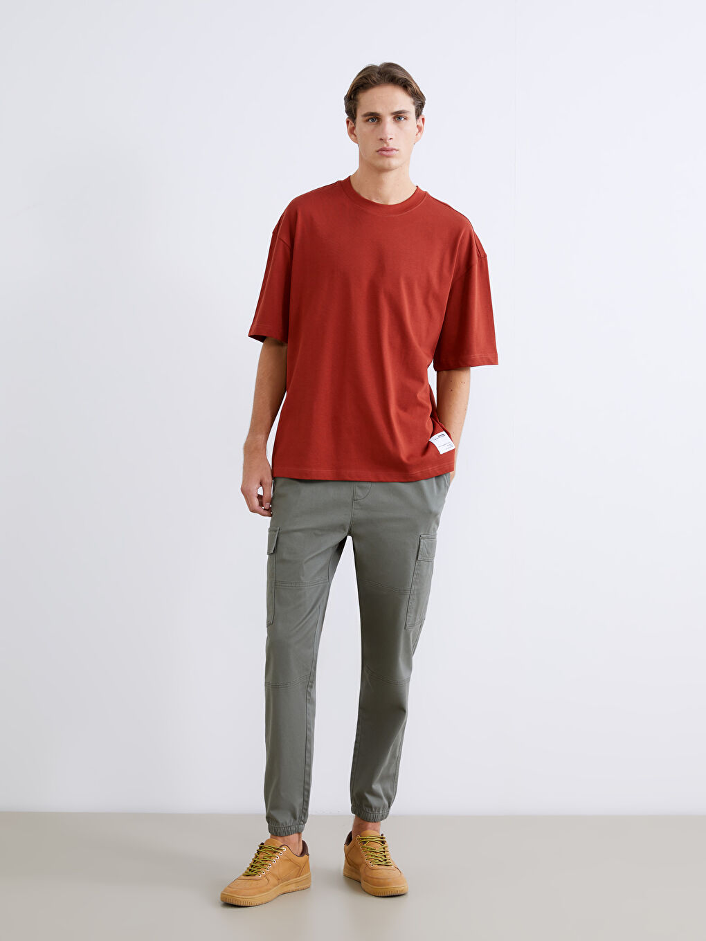 Crew Neck Jersey Men's T-Shirt-1