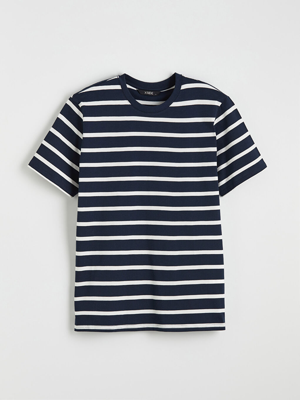 Crew Neck Striped Men's T-Shirt