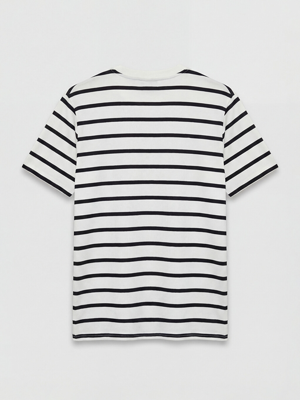 Crew Neck Striped Men's T-Shirt-5