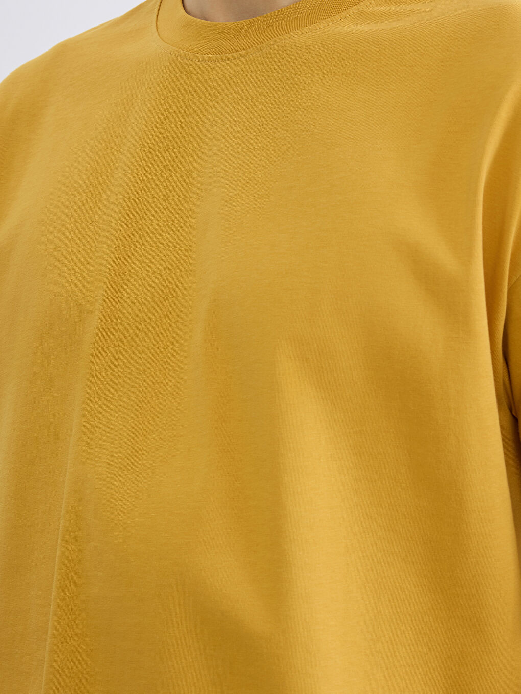 Crew Neck Short Sleeve Basic Men's T-Shirt-2