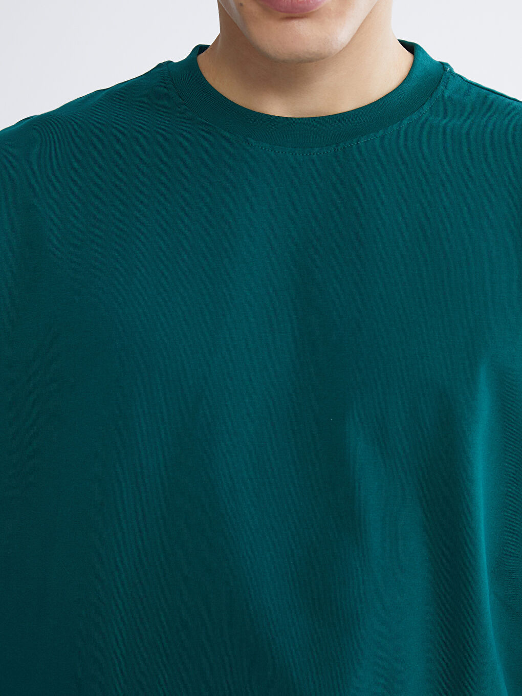 Crew Neck Short Sleeve Basic Men's T-Shirt-2