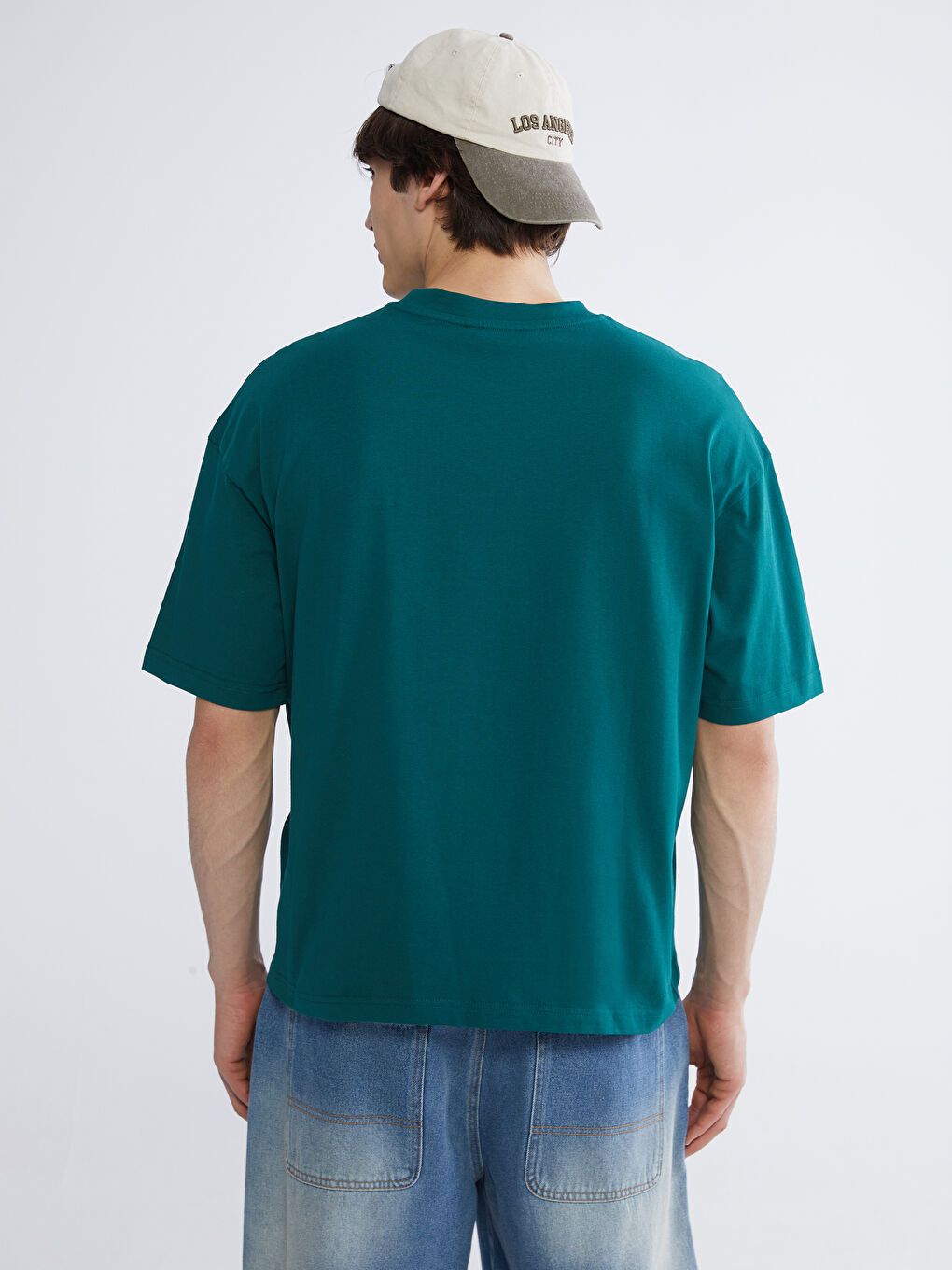 Crew Neck Short Sleeve Basic Men's T-Shirt-3