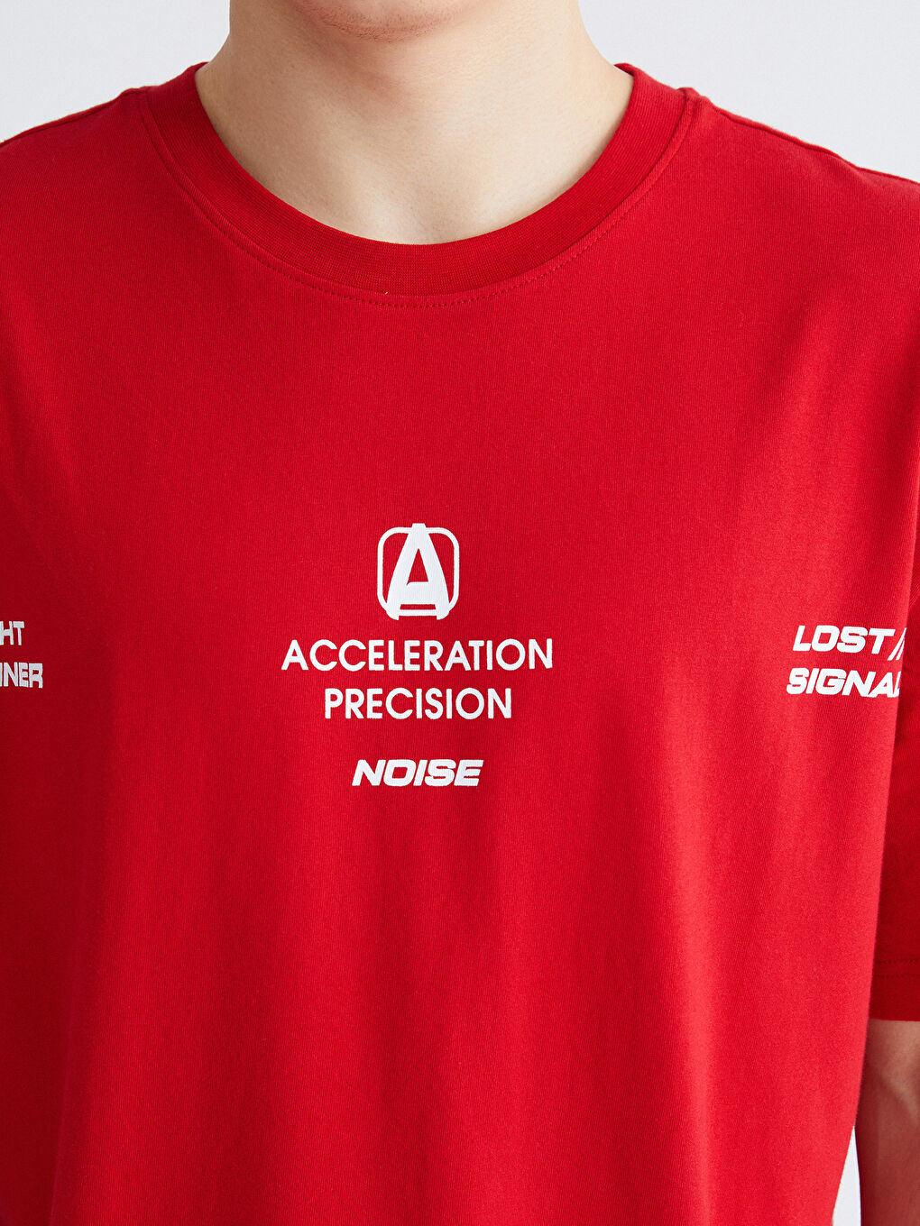 Crew Neck Printed Jersey Men's T-Shirt-2