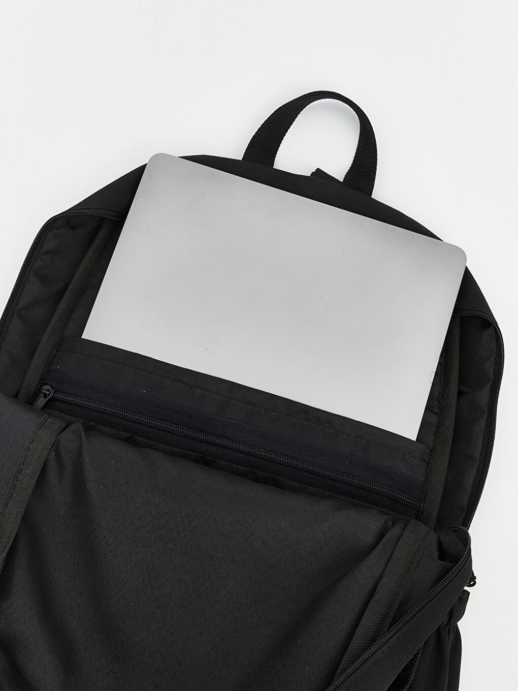 Siyah Fermuarlı Erkek Çocuk Sırt Çantası-5