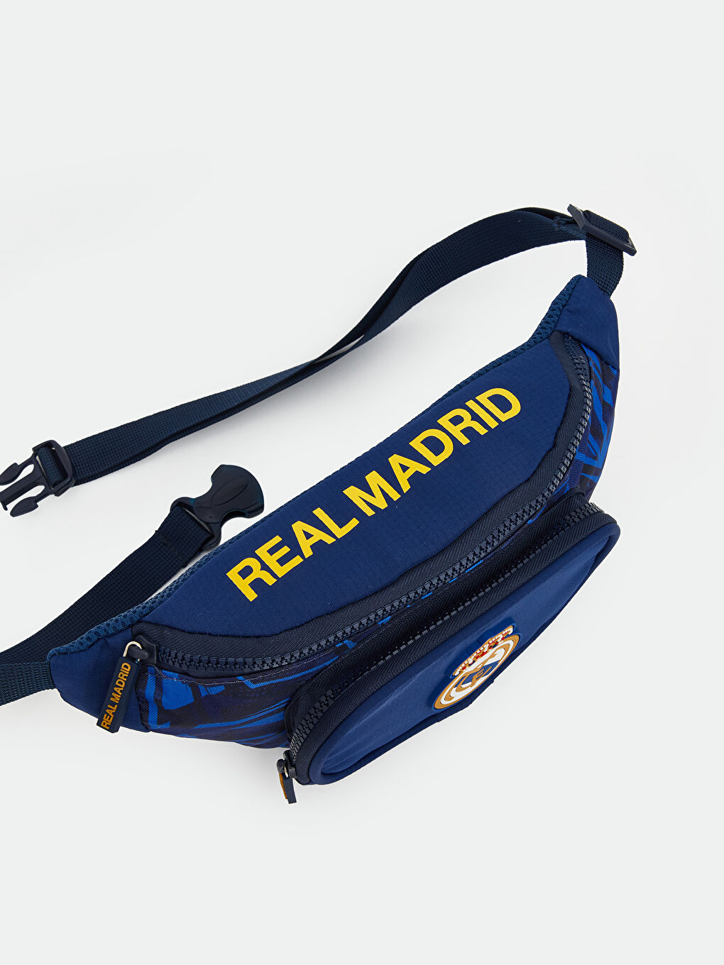 Lacivert Real Madrid Baskılı Erkek Çocuk Bel Çantası-2