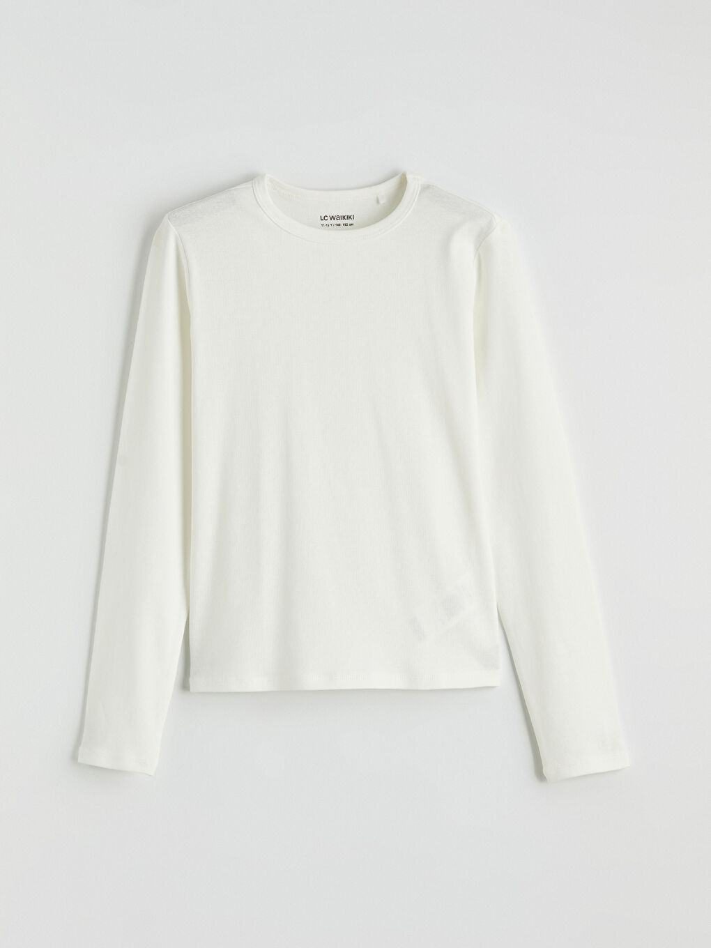 تيشيرت كم طويل برقبة دائرية للبنات