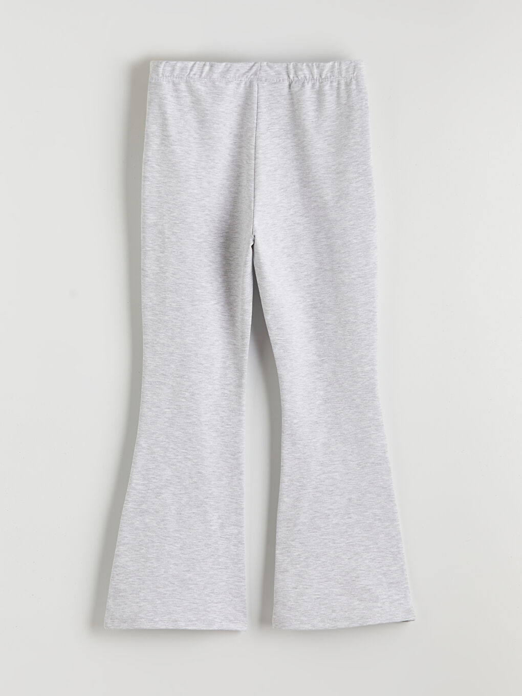 Gri İspanyol Paça Kız Çocuk Tayt-1