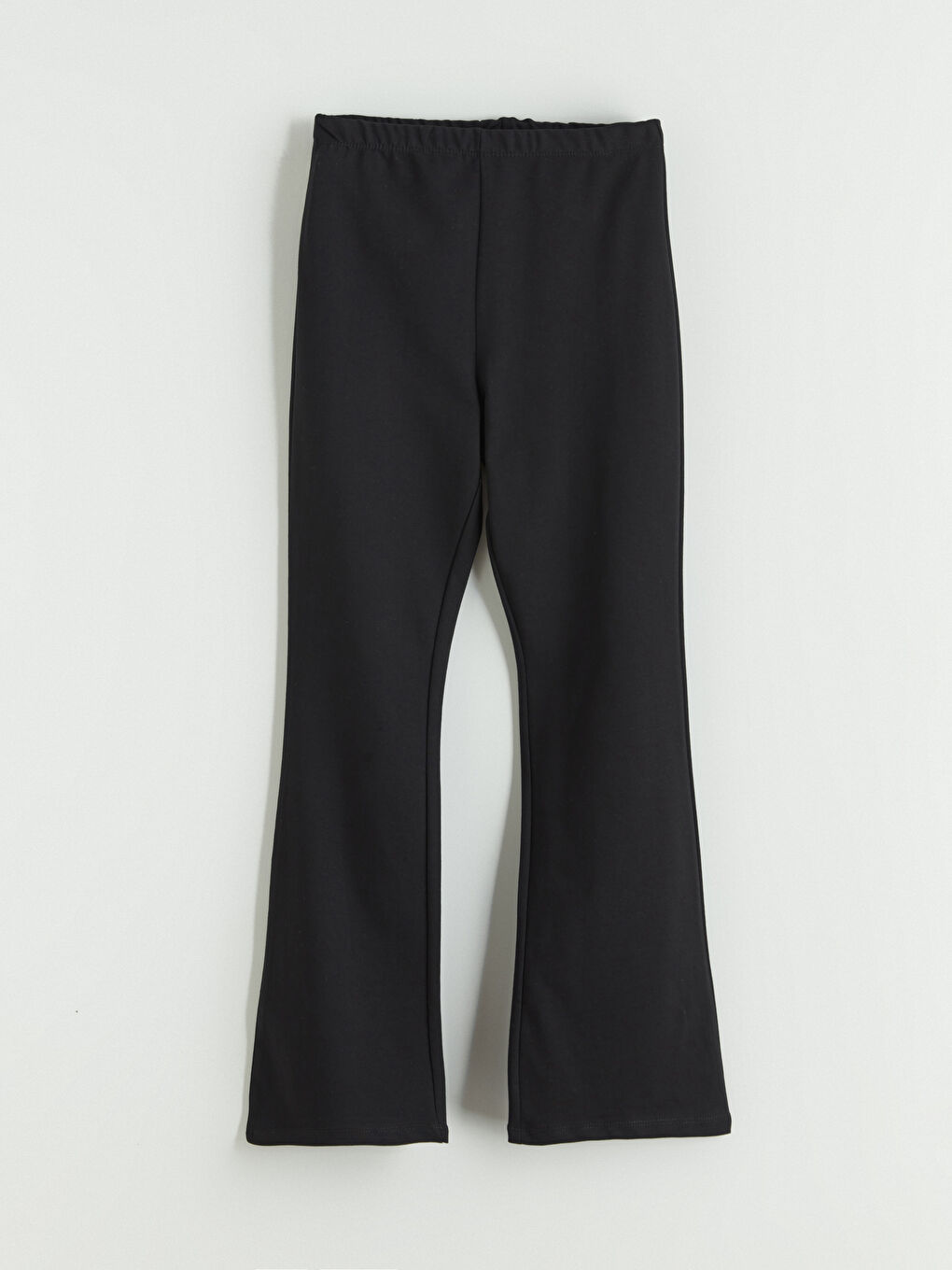 Siyah İspanyol Paça Kız Çocuk Tayt