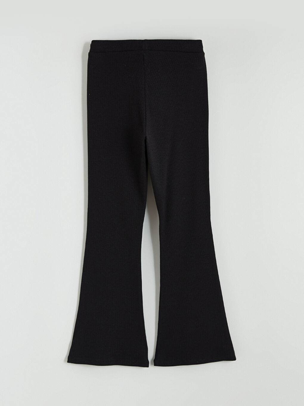 Siyah Fitilli İspanyol Paça Kız Çocuk Tayt-2