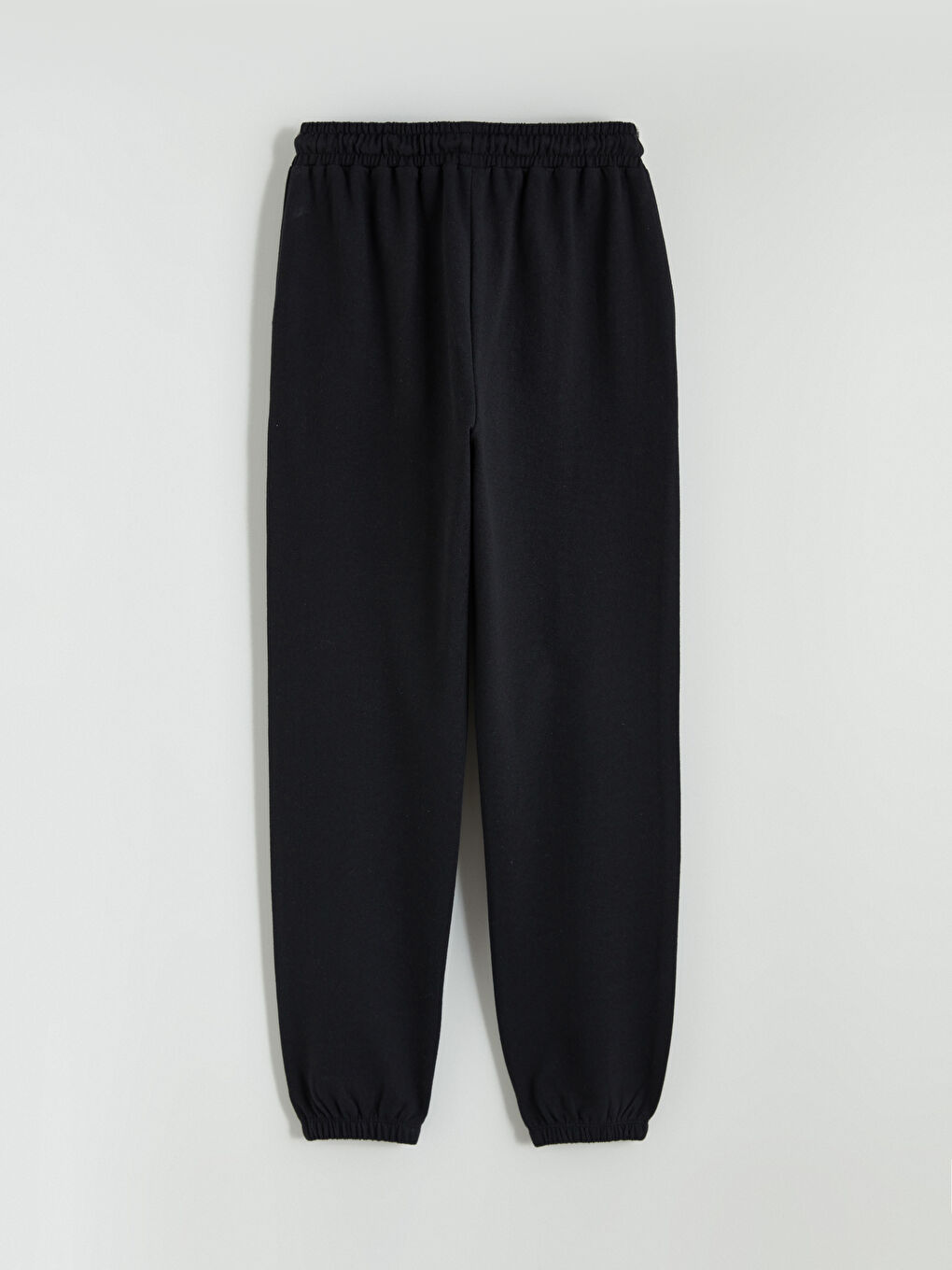 Siyah Beli Lastikli Kız Çocuk Jogger Eşofman Altı-2