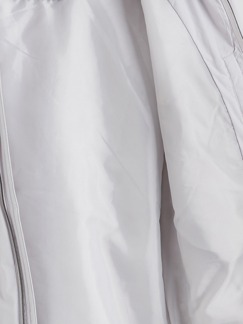 Bej Standart Kalıp Kapüşonlu Erkek Mont-6