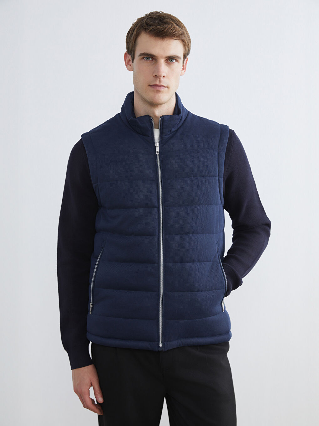 Straight Collar Men's Inflatable Vest