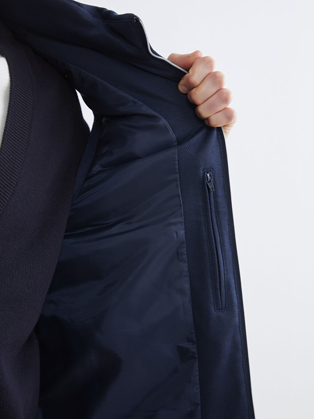 Straight Collar Men's Inflatable Vest-3