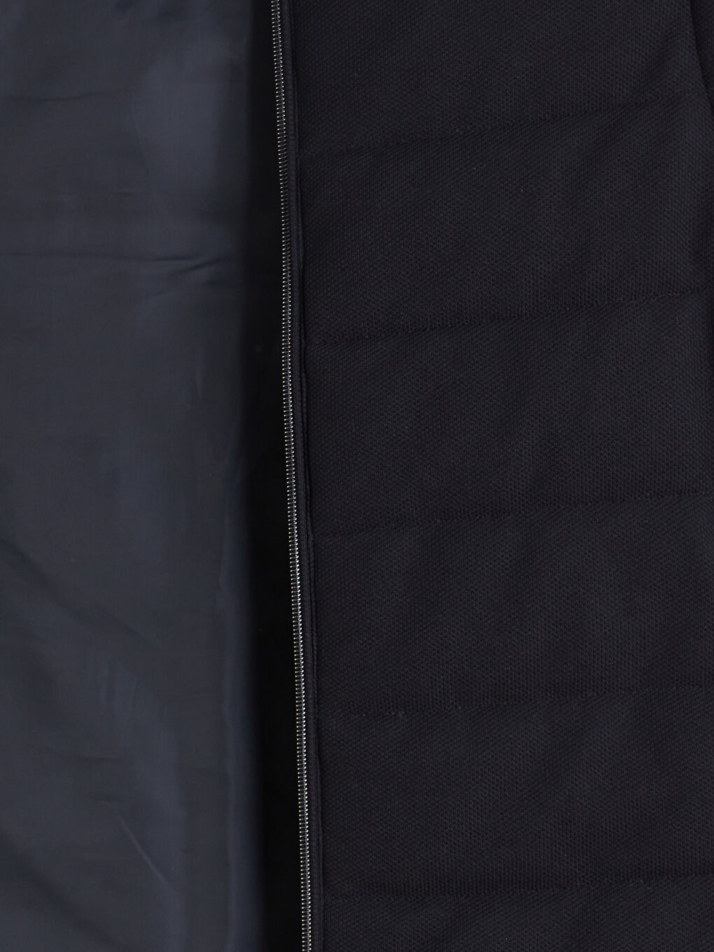 Lacivert Dik Yaka Erkek Şişme Yelek-6