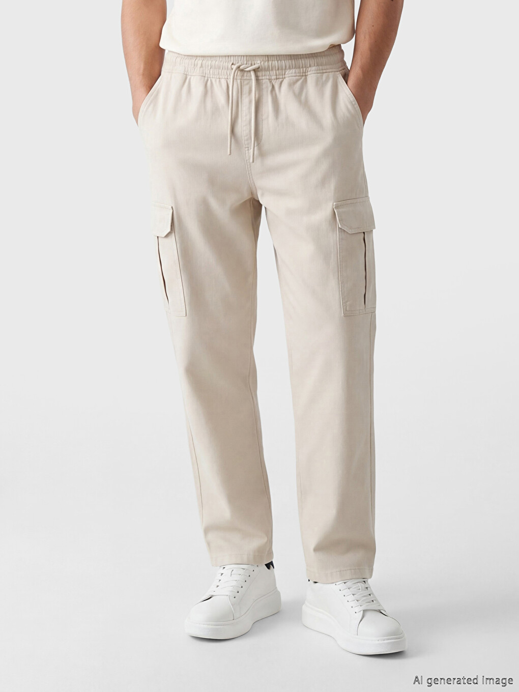 Pantalon Cargo Décontracté Pour Homme-1