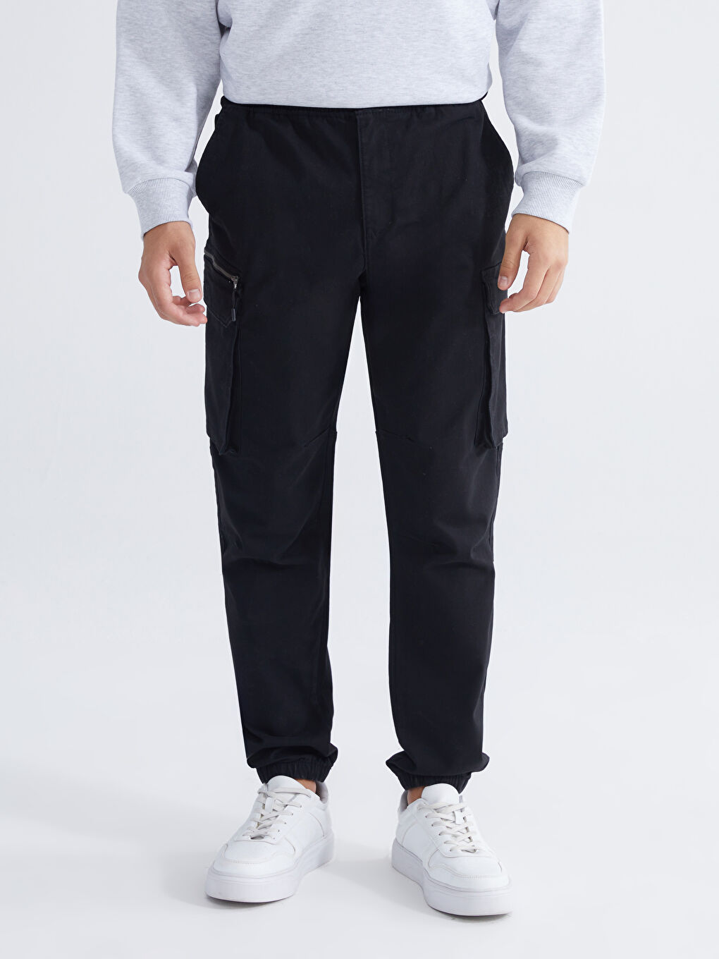 CRNA Cargo pantalone Muškarac-1