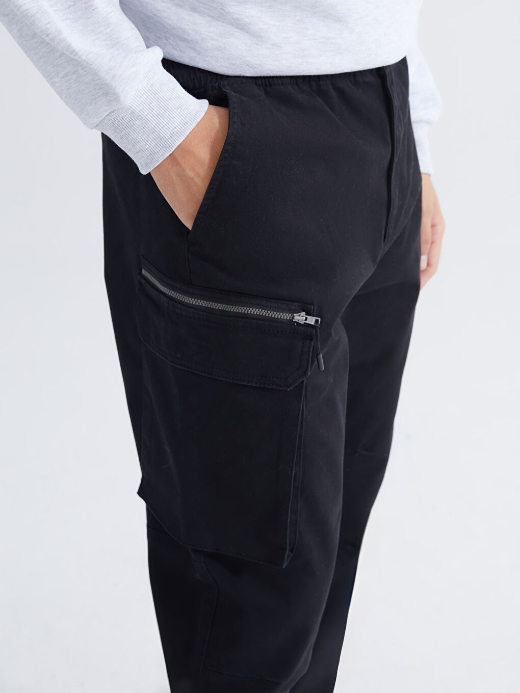 CRNA Cargo pantalone Muškarac-3